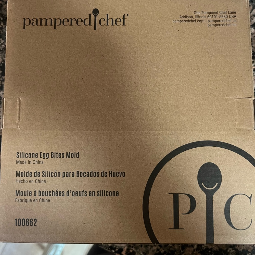 Pampered Chef silicone egg bite mold